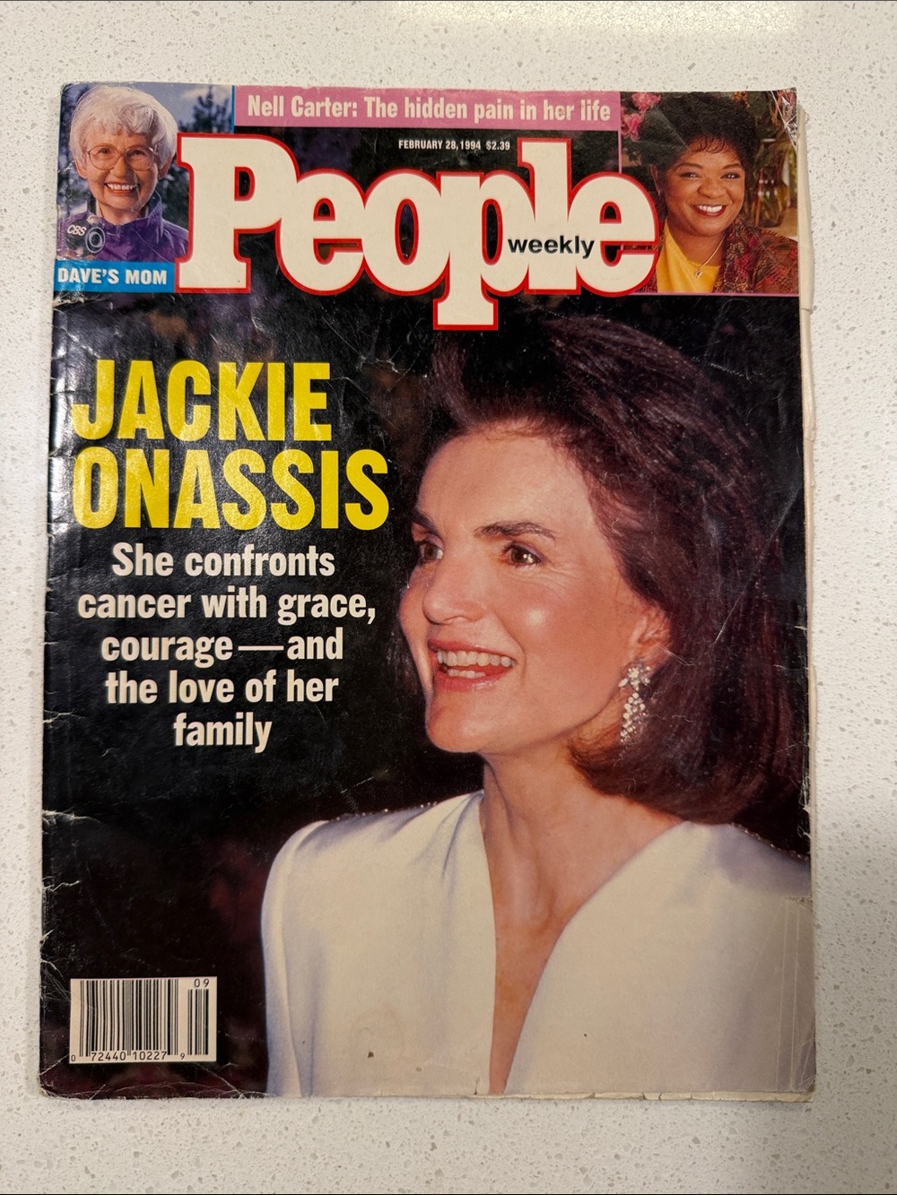 People Weekly Magazine - Jackie Kennedy Onassis Cover 2/28/1994